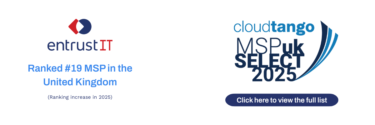 entrustIT are ranked #19 amongst UK MSPs