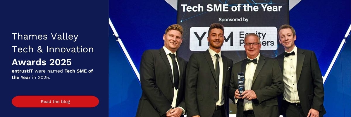 entrustIT wins Tech SME of the Year 2025