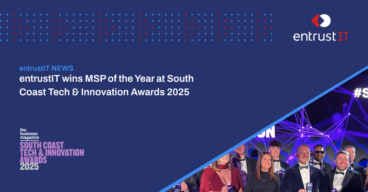 entrustIT wins Managed Service Provider of the Year 2025