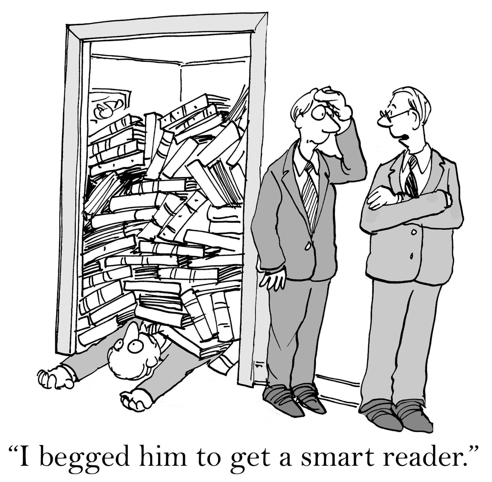 i begged him to get a smart reader